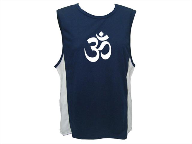 Ohm om aum yoga meditation moisture wicking sleeveless shirt